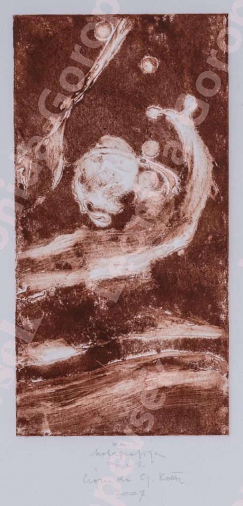 Kolagrafija - "Polž" - Leonida Goropevšek, 2003